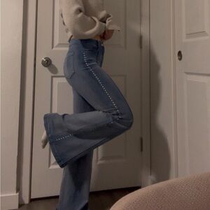 Flying Tomato Light Blue Flare Jeans